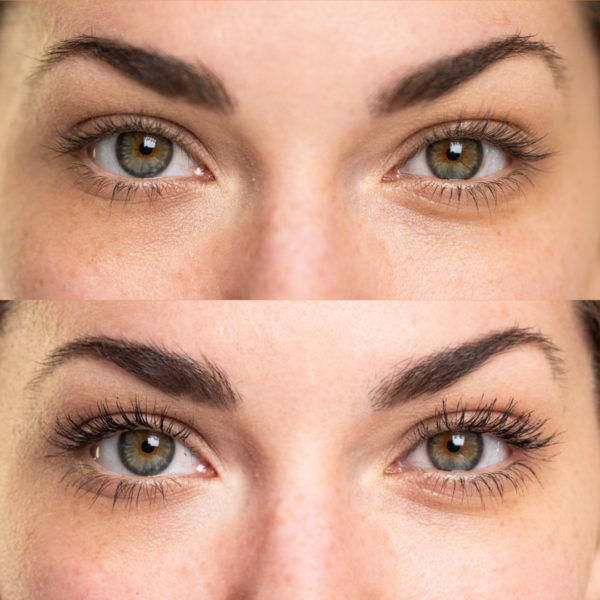 Mascara Before and After: Straight Ahead